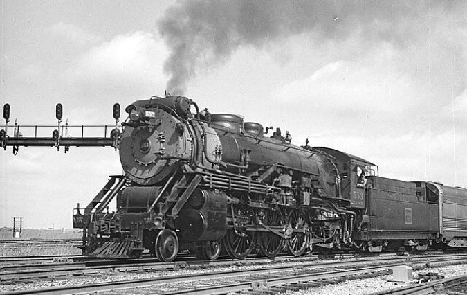 FW&D locomotive in Dallas in 1938. Photo credit: DeGolyer Library, Southern Methodist University